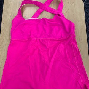 New pink Lululemon athletica top size 12